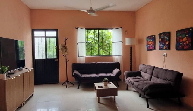 Rustic private 2BR/1.5ba house with yard in Bucerías Centro near Puerto Vallarta in Bucerías