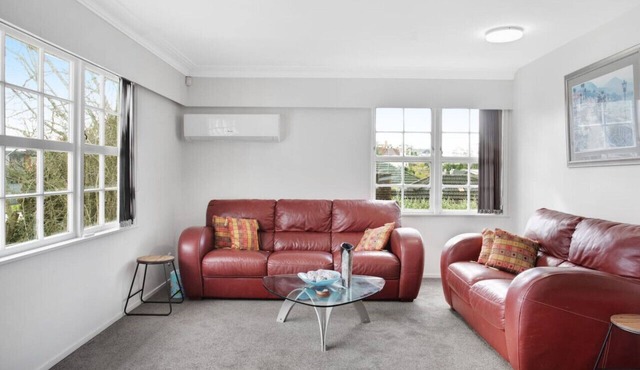 Sunlit Glow Home with Parking and Air-con