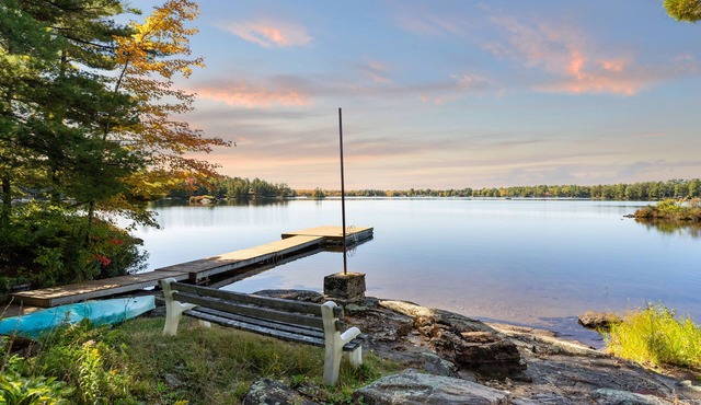 Sunset Point | Kahshe Lake -Private Oasis w/Full Size Tennis Court & Waterslide in Gravenhurst