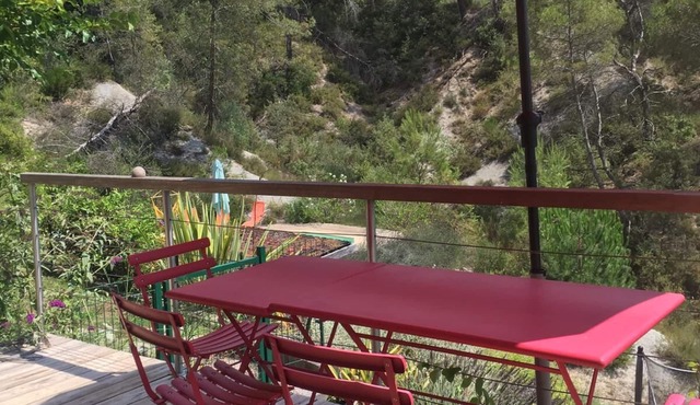 Vacation home on the Côte d'Azur, with swimming pool, swing, trampoline in Contes