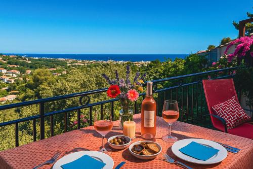 Villa Bleu Azur - Élégance Privée avec Vue Mer & Montagne