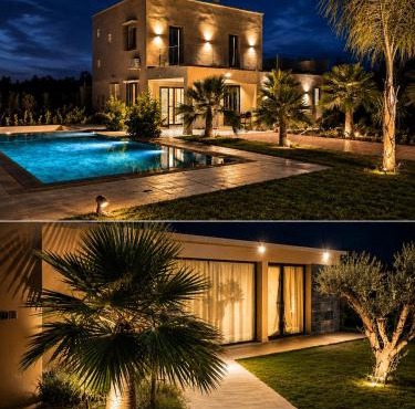 Villa with pool, ping pong table, trampoline in Mellah Bakka