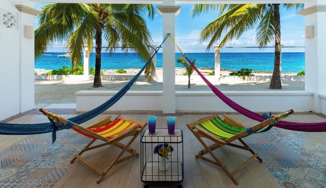 VILLAS MAR 2 Deluxe Oceanfront 1 brm Villa each in Cozumel at Villas Santa Pilar