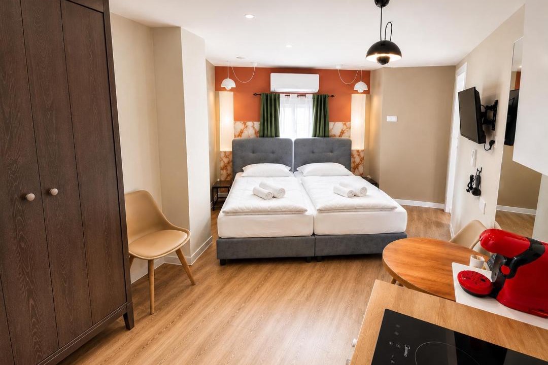 Limassol Apartment | Modern Studio N9 Kitchenette Bathroom