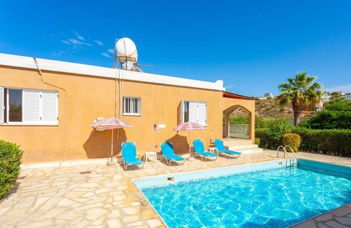 Pegeia Villa | Villa Lela Pente Large Private Pool Walk to Beach A C Wifi Car Not Required Eco-friendly - 2167
