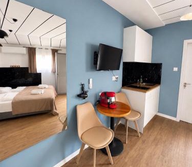 Limassol Apartment | Modern Studio Nr12 private Kitchenette, Bathroom, Balcony