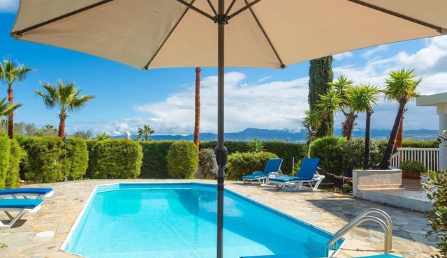 Villa Christia Maris Large Private Pool Walk to Beach Sea Views A C Wifi - 2187